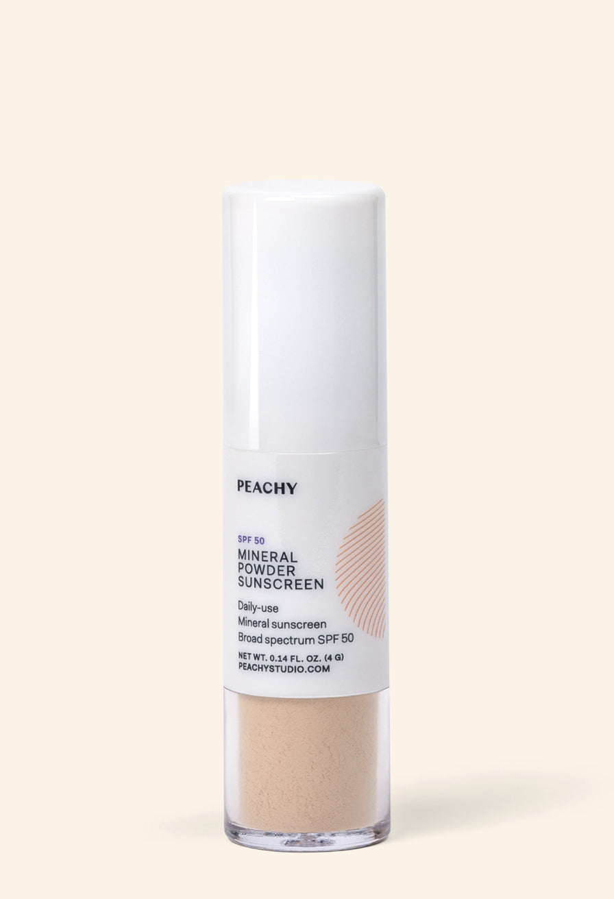 Mineral Powder Sunscreen container