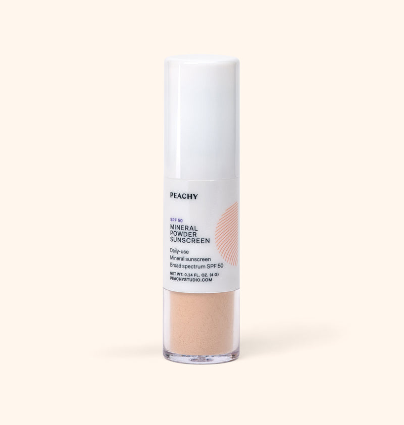 Mineral powder sunscreen
