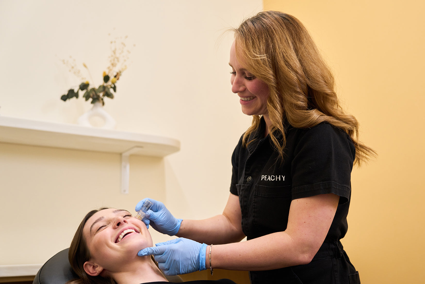 Facial botox treatment